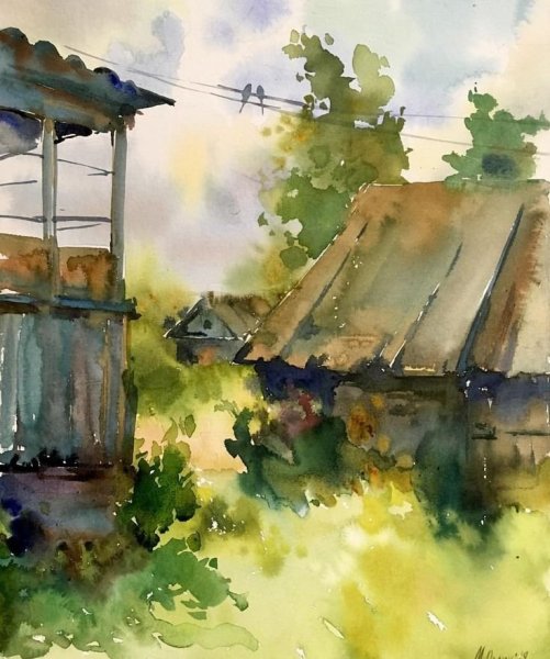 Пленэр этюды