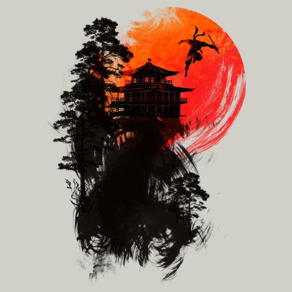 Самурай Ронин катана воин кендо