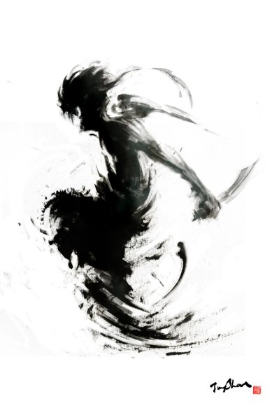 Самурай Ронин катана