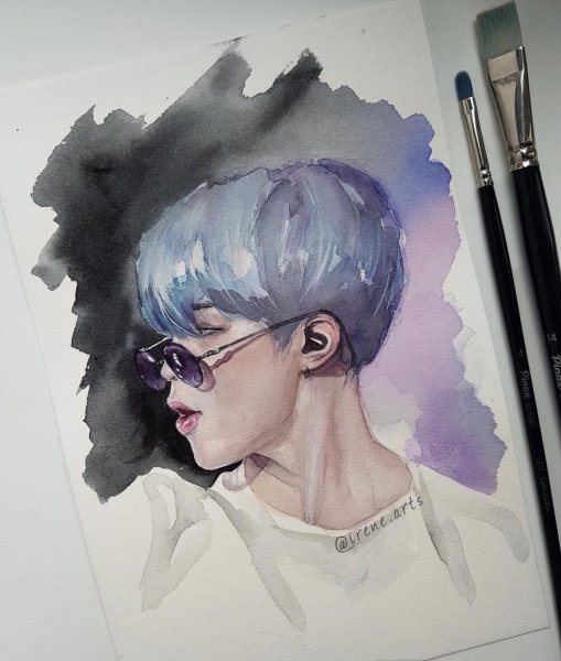 Арты БТС красками