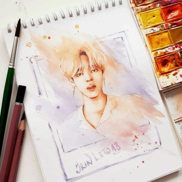 Скетчбук БТС Чимин