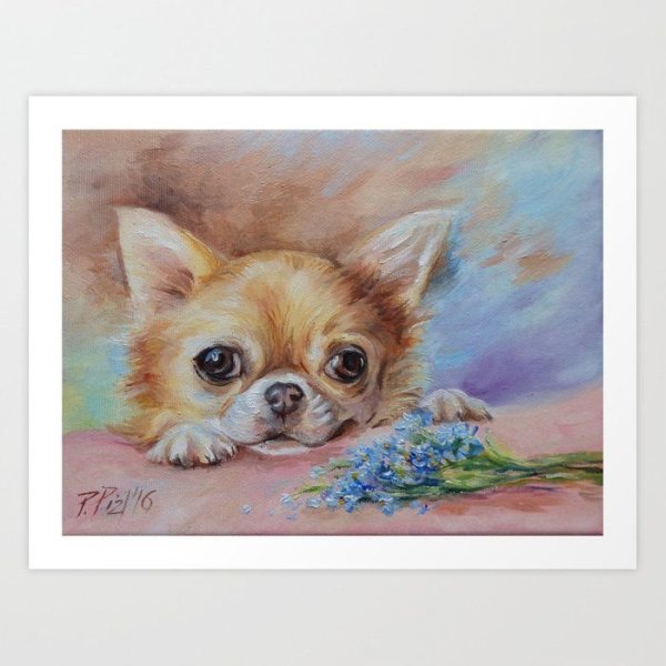 Щеночки Акварельные