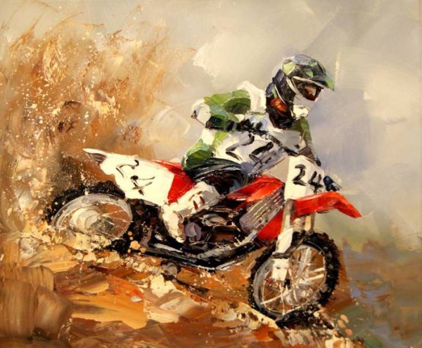 Арт мотоцикл Дукати