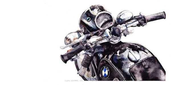 Картина мотоцикл