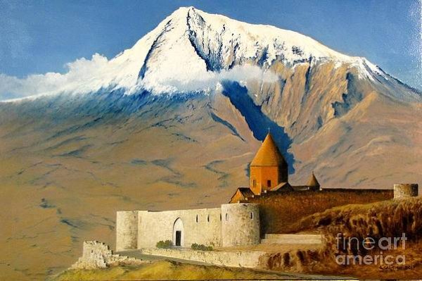 Подножия горы Арарат монастырь хор Вирап