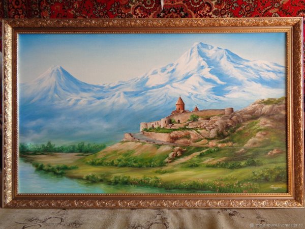 Картина Арарат и хор Вирап