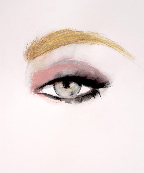 Брови акварель