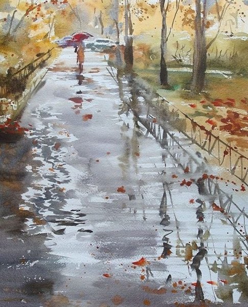 Константин Стерхов акварель