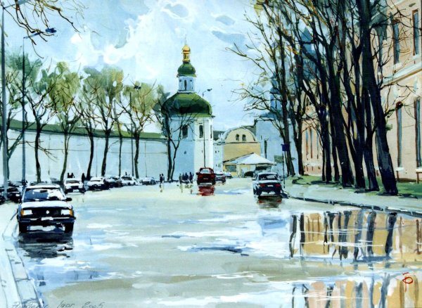 Поздеев городской пейзаж