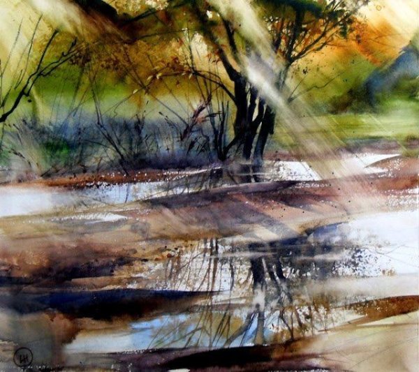 Илья Ибряев акварель