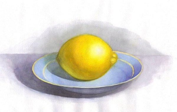 Лимон лессировка