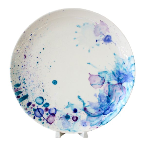 Тарелка акварелью