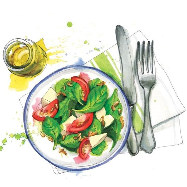 Здоровое питание рисунок