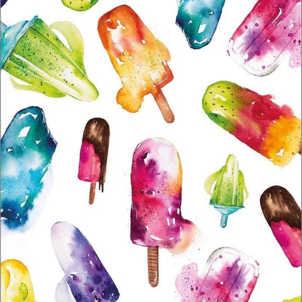 Маникюр акварель вектор