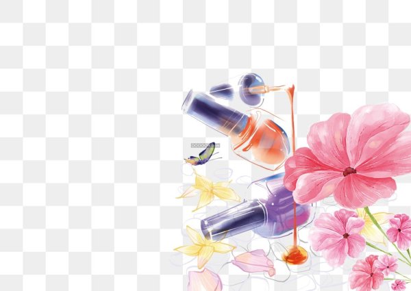 Лак для ногтей акварель