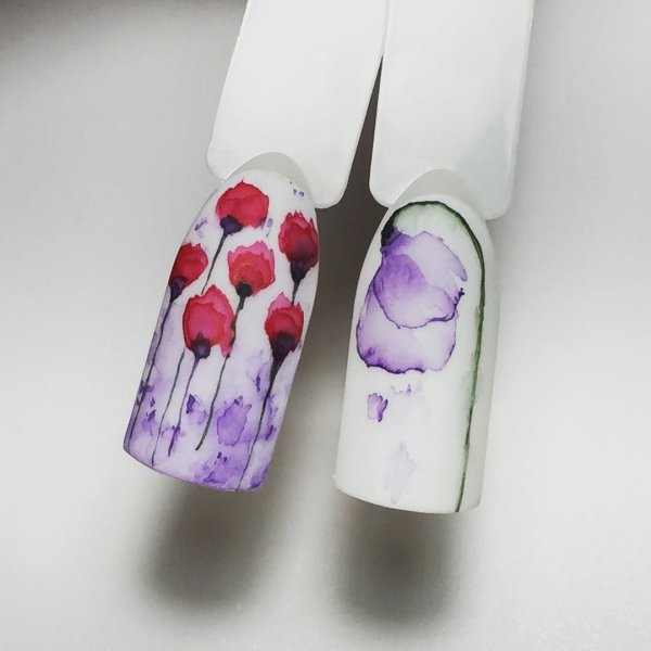 Акварельный маникюр