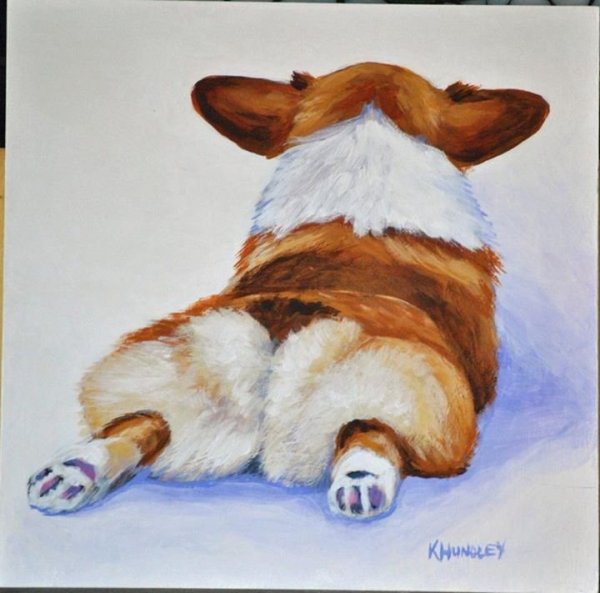 Вельш корги пемброк рисунок