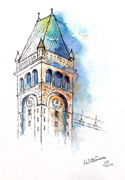 Марк Таро Холмс городской скетчинг