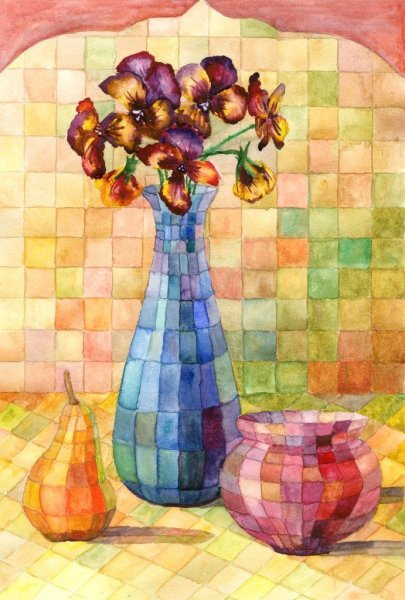 Лессировка батик