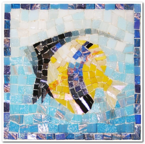 Узоры из стеклянной мозаики