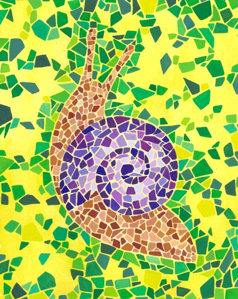 Мозаичный рисунок для детей