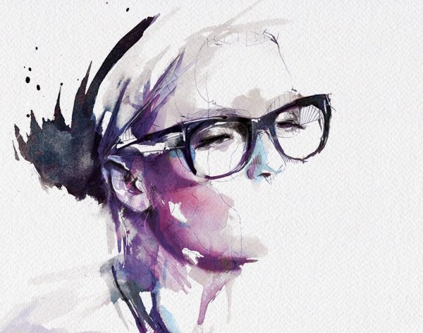 Роберт Шиэн портрет акварелью