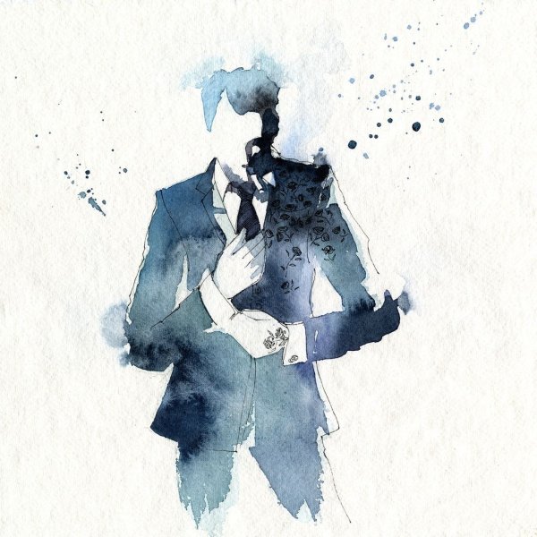 Разлука акварель