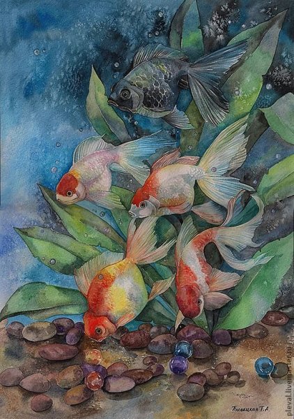 Акварельные картины Татьяны Пловецкой