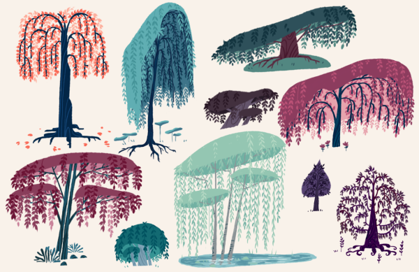 Стилизация деревьев