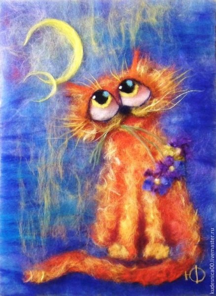 Живопись шерстью для детей