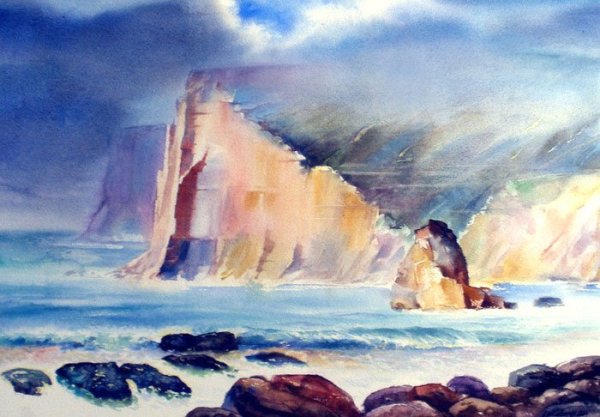 Валерий маковой акварели море