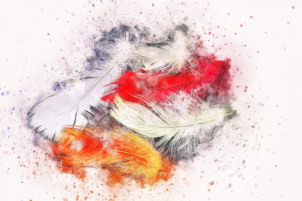 Акварель разбрызгивание