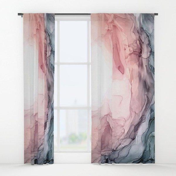 Акварельные шторы