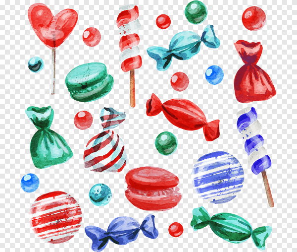 Рисование сладости конфеты