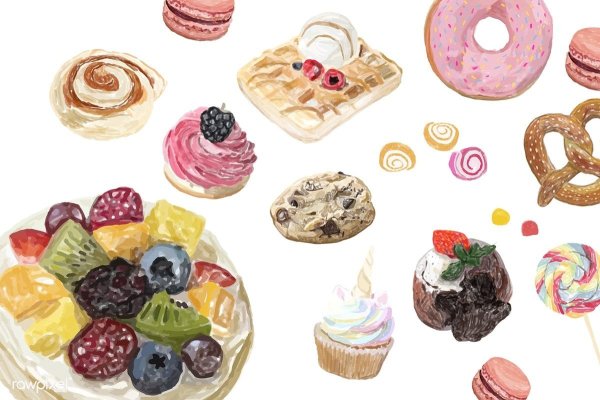 Подарок акварель