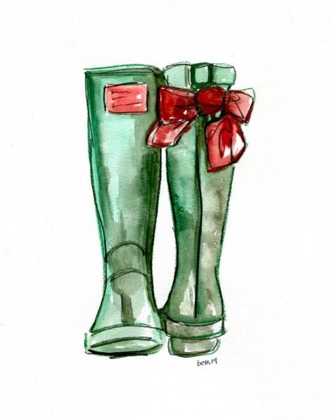 Сапоги фэшн иллюстрации