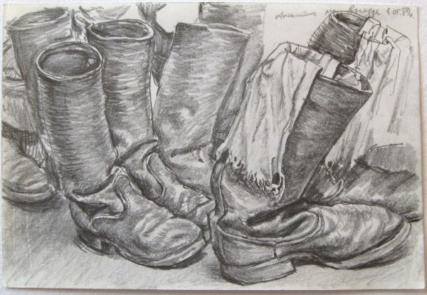 Ботинки в графике