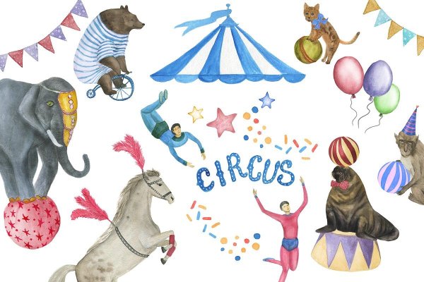 Фантастические рисунки акварелью