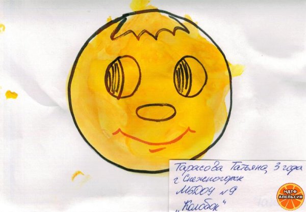 Рисование лиса и Колобок