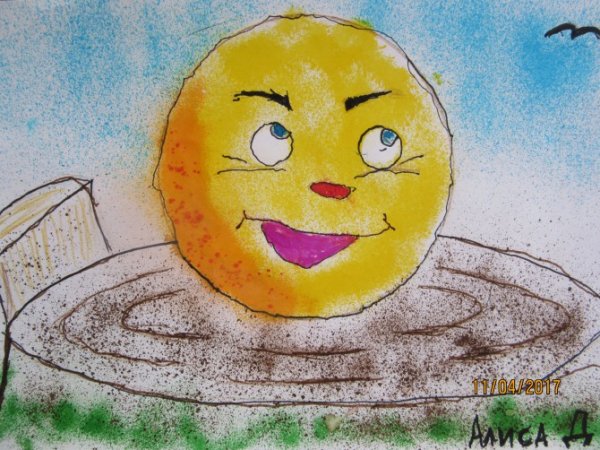 Рисование Колобок