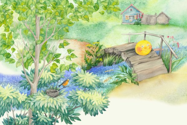 Рисование Колобок