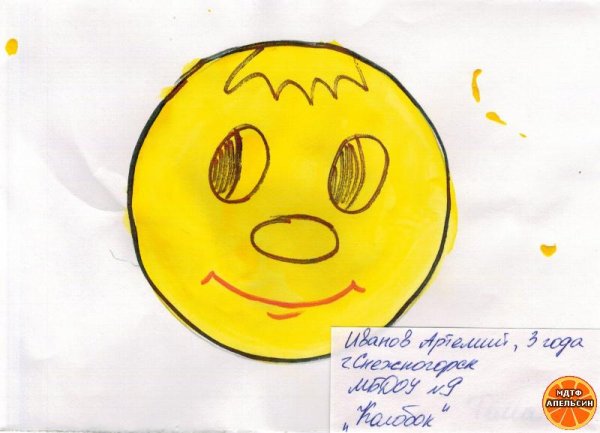 Рисование Колобок