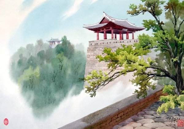 Чан Диссанайк акварель