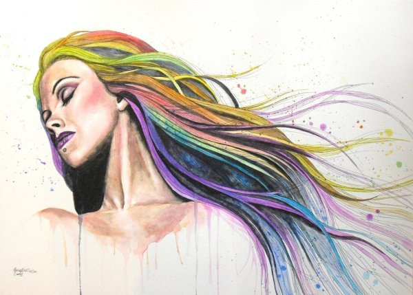 Скетчи цветные