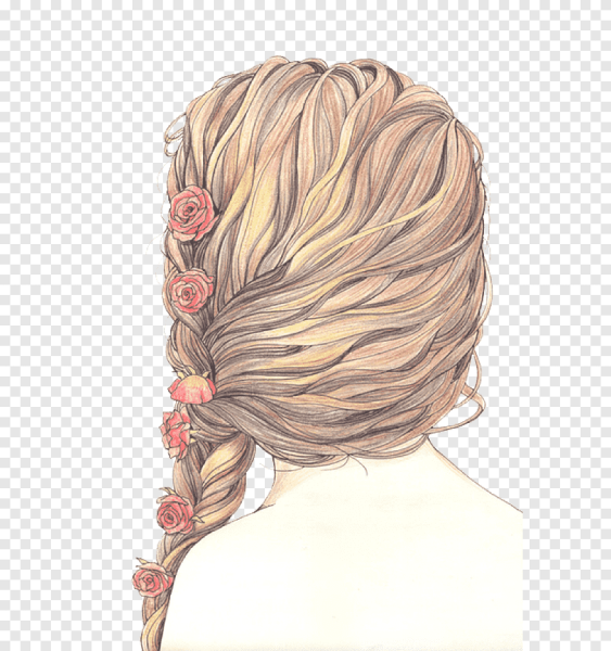 Прическа иллюстрация