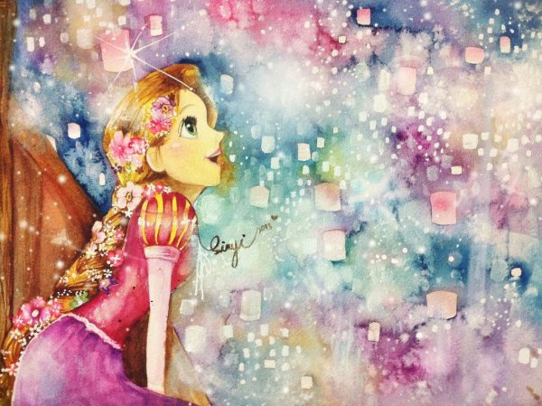 Акварельные принцессы