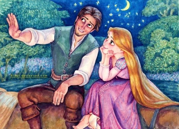 Рапунцель иллюстрации