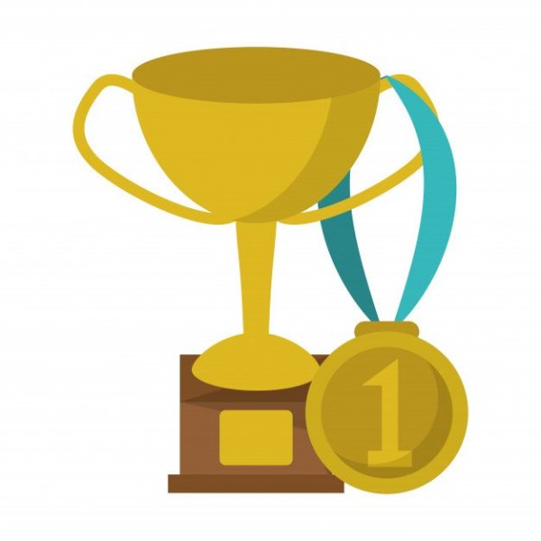 Кубок 1 место для детей