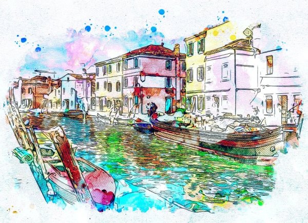 Трэвел скетчинг Венеция