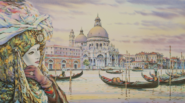 Стилизованное изображение Венеции